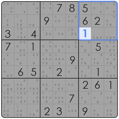 hidden pair sudoku